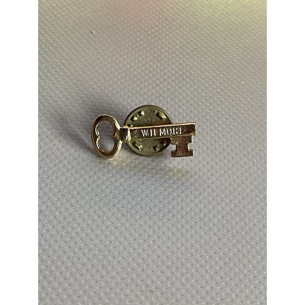 Vintage Key To Wilmore Kentucky Skeleton Key Lapel Pin